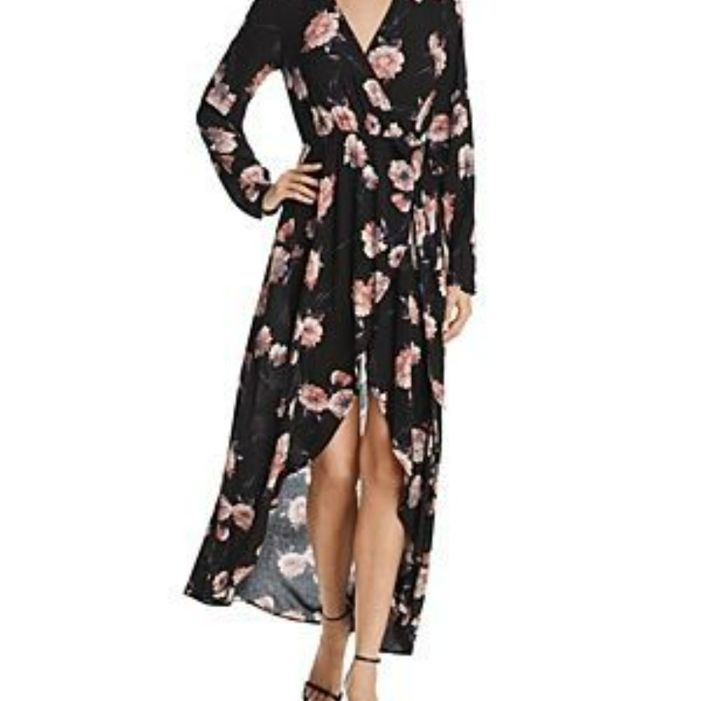 Cotton Candy LA Floral Wrap Dress